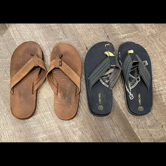 Rainbow and Cherokee flip flops kids - Picture 1 of 8